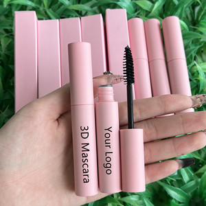 Rímel de Larga Duración con Logotipo Personalizado, Cepillo Grande para Pestañas, Tubo Rosa, Marca Privada - Product Image 2