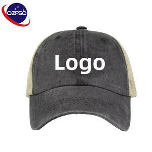 QZFSO Custom <b>Plain</b> Trucker Hats Mesh Snapback Sports Baseball <b>Caps</b> High Quality Fishing Fashion Casual Unisex <b>Cap</b> - Product Image 1