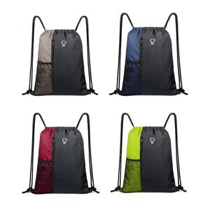 Mochila con Cordón y Cremallera, Logotipo Personalizado, Unisex, para Hombres y Mujeres, Mochilas Deportivas para Gimnasio - Product Image 5