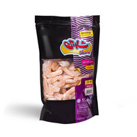 Doypack de qualité alimentaire recyclable imprimé sur mesure avec fermeture éclair à fond plat sac support de papier d'aluminium sac de fruits de mer emballage de pochette d'aliments pour animaux de compagnie