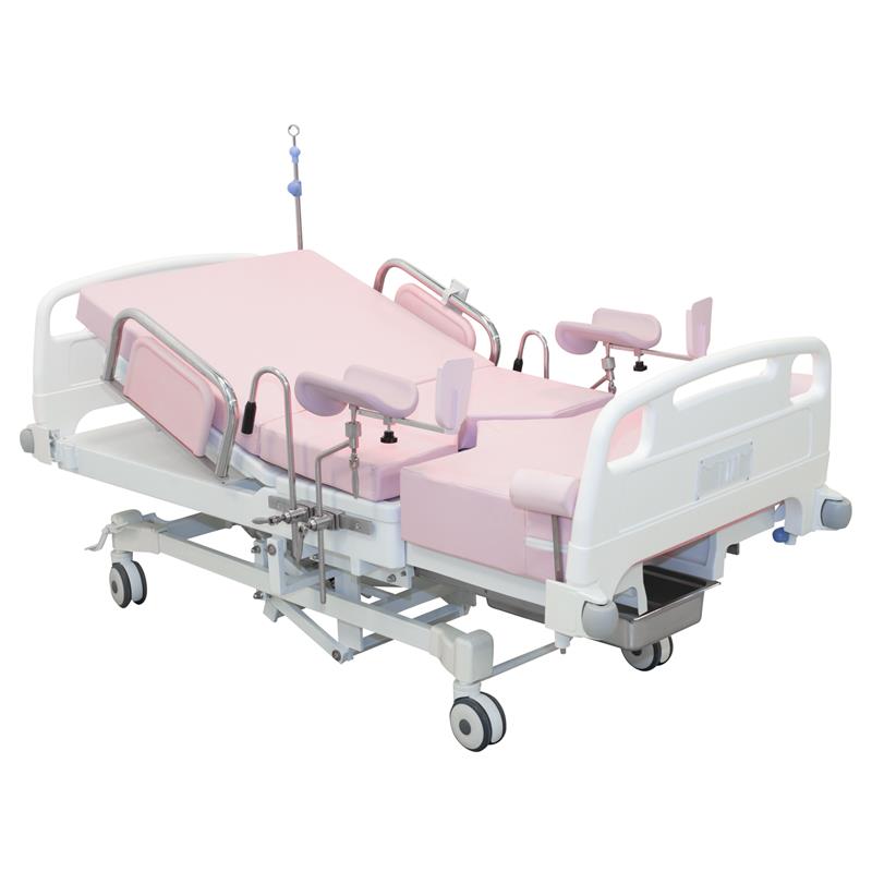 MN-DB002 Beautiful Electrical LDR Bed with Stirrups, Adjustable Height Maternity for Labor Ward