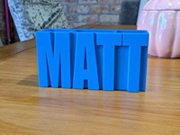 Porte-stylo personnalisé en impression 3D, organiseur de bureau personnalisé pour les ensembles cadeaux d'exposition