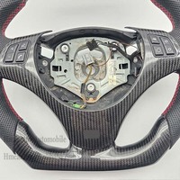 La meilleure vente de roue de mise à niveau en cuir perforé en fibre de carbone m Performance pour BMW E90 E91 E92 E93 volant de voiture
