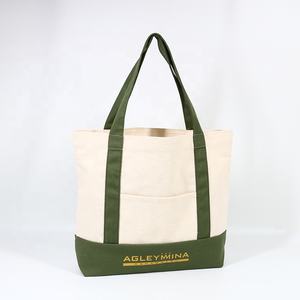 Sac fourre-tout en coton écologique, sac de Shopping avec poche, Logo personnalisé, Promotion - Product Image 3