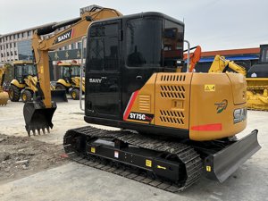 Miniexcavadora Sany SY75C Pro Usada, Pocas Horas de Trabajo, Buen Estado, Marca China, Excavadora Pequeña - Product Image 2