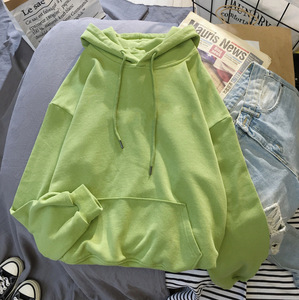 เสื้อฮู้ดไหมพรมแขนยาวสีพื้นสำหรับผู้หญิง เสื้อแจ็คเก็ตมีฮู้ดสำหรับฤดูใบไม้ผลิ ฤดูใบไม้ร่วง ฤดูหนาว - Product Image 5