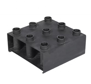 IRONHAWK اللياقة الأرض شنت رف قضيب رفع الأثقال يقف الرأسي شريط حامل تخزين تسعة بار مع 50 مللي متر الأكمام - Product Image 3