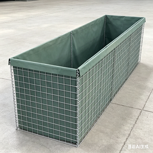 Barrière défensive de type <span class=keywords><strong>Hesco</strong></span>, mur de bastion galvanisé pour la sécurité périmétrique et la protection contre les explosions - Product Image 4