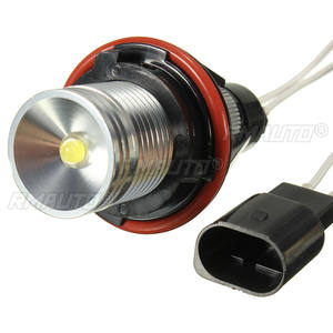 2 ampoules LED Angel Eyes Halo Ring Light blanches 6000K 10W/ampoule pour phares BMW E39 X5 E60 E63 E64 E53 sans erreur - Product Image 4