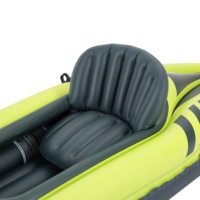 Planche à pagaie gonflable durable, imperméable et écologique, système à 3 ailerons, surf SUP, eaux offshore, matériau PVC, 12 kg, plusieurs personnes