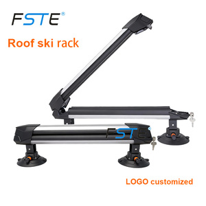 Portaesquís y Porta Tablas de Snowboard de Aluminio de Grado Industrial para Montaje en Techo con Ventosas de Bloqueo - OEM/ODM Disponible - Product Image 1