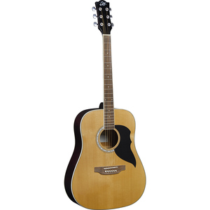 EKO GUITARS - RANGER 6 NATURAL, guitarra acústica HQ Dreadnought, tapa de abeto, parte trasera/laterales de tilo, cuello Okoume, diapasón Roupana - Product Image 2