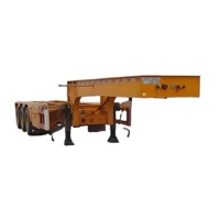 Promotion JINFENG Châssis squelette de conteneur 20ft 40ft, Semi-remorque porte-conteneurs 2/3/4 essieux, Porte-voitures en acier robuste avec train de roulement