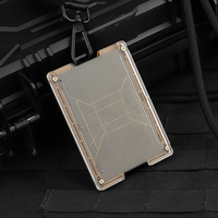 JinTeng T4 ID Holder Lanière réglable à la taille pour la banque de carte de poitrine et accessoire tactique de marque d'usine de protection personnelle