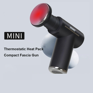 TAHATH Mini Deep Tissue Massage Gun, Quiet Operation, 5 Massage Heads, <b>Heat</b> & Ice Therapy, Cordless Muscle Relaxation Device - Product Image 2