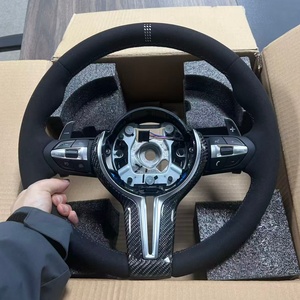 Volante <span class=keywords><strong>CS</strong></span> para <span class=keywords><strong>BMW</strong></span> M4 F22 428i F87 M2 525 F36 F26 X4 E82 F90 M5 F31 F32 F30 F20 F10 E90 E70, Volante de Alcántara - Product Image 1