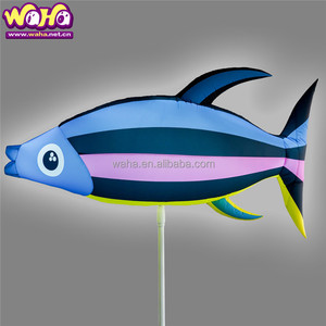 Disfraz de títere de <span class=keywords><strong>gusano</strong></span> de pescado inflable, iluminación LED para espectáculo nocturno, promoción al aire libre - Product Image 1