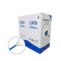 Câble Ethernet UTP CAT6 CHANGBAO, rouleau de 305 m, 23 AWG, cuivre, haute vitesse, PoE, communication réseau LAN, câble en vrac