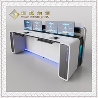 JCCX-6 Escritorio de Consola Moderno y Duradero de Acero y Madera para Centro de Comando, Escritorio Combinado para Centro de Tráfico Aéreo, Venta al Por Mayor de Fábrica