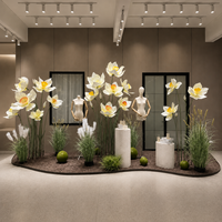 Witte Gele Narcissen Tuininstallatie Reuze Papieren Kunstbloem Bruiloft Evenement Decoratie Commerciële Bloemendisplay