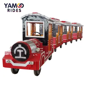 ¡Navidad atracción! Mini tren de diseño animado/tren locomotor sin vías/Mini paseos en tren turístico eléctrico en venta