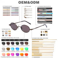 Suneyes OEM&ODM Lunettes de soleil vintage de luxe unisexes, design personnalisé, légères et tendance