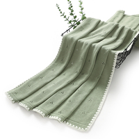 Mimixiong, Oferta, 100% Algodón, Certificado OEKO-TEX, 200 Hilos, Antibacteriano, Para Todas las Estaciones, Estilo Europeo Americano, Manta Sólida para Bebé Recién Nacido