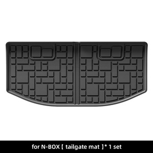 Tappetini per pavimento e Cargo 100% TPE per <span class=keywords><strong>2023</strong></span> N-BOX Honda (JF5/JF6, RHD, Kei Car) - 3D misurato, impermeabile - Product Image 6