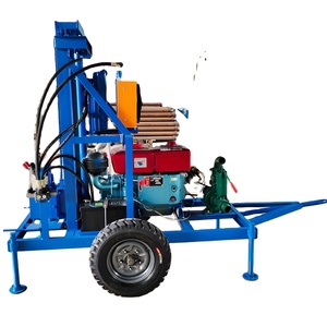 Petit Rig de <span class=keywords><strong>Forage</strong></span> de Puits d'Eau Bleu, Machine Manuelle Portable <span class=keywords><strong>pour</strong></span> l'Irrigation des Jardins, des Fermes et des Maisons - Product Image 1
