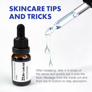 Venta caliente Perfecting 2% BHA + Vitaminas de ácido láctico Suero de ácido salicílico de textura no pegajosa estabilizante calmante e hidratante - Product Image 5