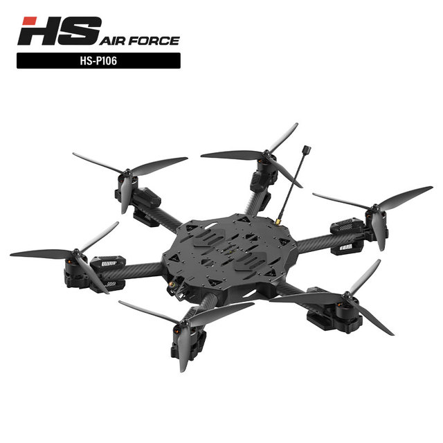 HS Airforce HS P106 10 Inch Carbon Fiber Drone Accessories Kit Long Range RC Quadcopter with Camera Full Set DIY Racing FPV