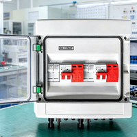 Boîtier de Combinaison Solaire Industriel Winsun KSPVHA Certifié CE 500V, Distribution 3 entrées-3 sorties (6 Prises) en Acier Inoxydable 304 avec Cadenas