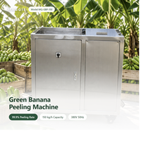 OEM ODM Groene Bananen Schilmachine 150kg/u Automatische RVS Plantain Schiller voor Chipsfabriek Leverancier