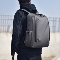 Sac à dos unisexe personnalisable avec logo et motif géométrique, en nylon et polyester, durable, imperméable, pour voyage, école, ordinateur portable, avec fermeture éclair