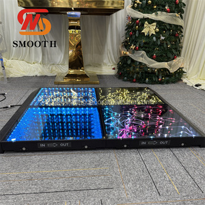 Pavimento da Ballo LED Magnetico ZKAI per Decorazione Matrimoni e Feste, Forma Quadrata Lucida con Gradini RGB - Product Image 2