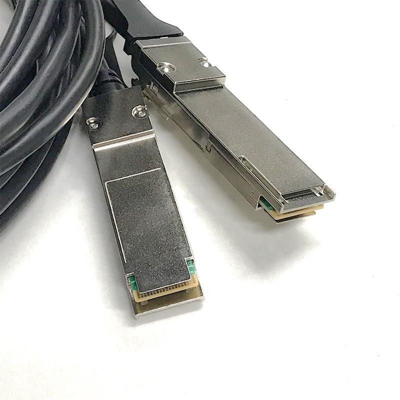 HONPNK S-QSFP Copper Cable Passive Cable Assembly QSFP28 to 2QSFP28G Twinax Qsfp28G One to Two Direct Attach QSFP+ DAC Cable