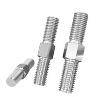 M3 M4 M5 M6 M8 M10 304 Stainless Steel Dual Head Thread bar Left and Right Hand Threaded Rod Double End Stud Bolt