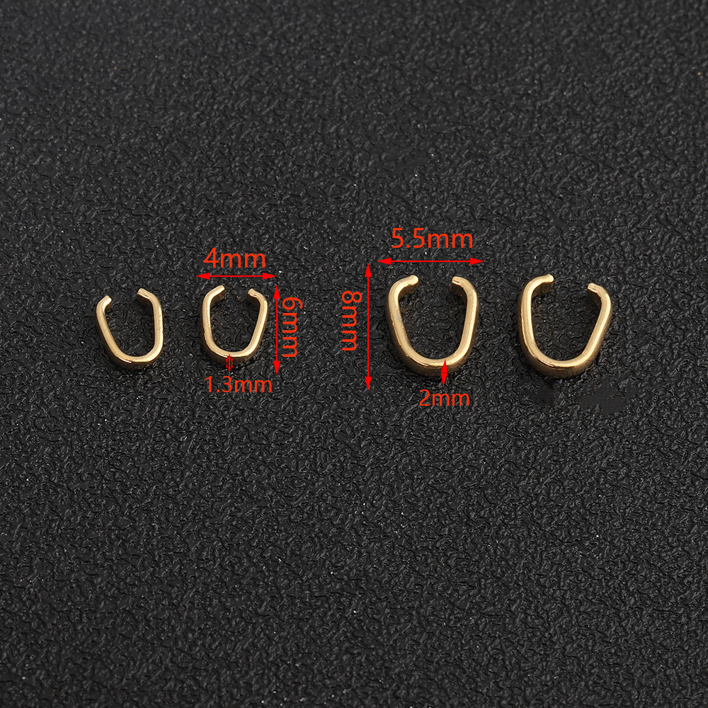 Color dorado, 1,3*4*6mm