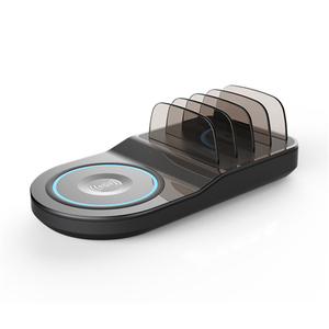 Station de recharge rapide pour <span class=keywords><strong>smartphone</strong></span>, portable, multi-USB, chargeur sans fil rapide pour téléphones portables et tablettes - Product Image 3