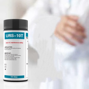 <span class=keywords><strong>Tiras</strong></span> Reactivas <span class=keywords><strong>de</strong></span> <span class=keywords><strong>Orina</strong></span> Manuales URS-10T en Oferta, 10 Parámetros, 1 Prueba, PH, Sin Nitritos, <span class=keywords><strong>Precio</strong></span> <span class=keywords><strong>de</strong></span> Fabricante, Dispositivo Médico Doméstico - Product Image 1