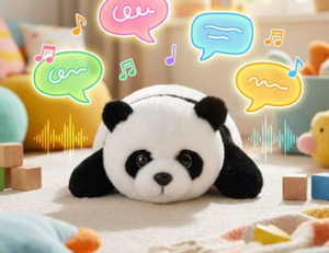 Giocattolo di Peluche AI, Panda Interattivo <span class=keywords><strong>PaPa</strong></span> con Suoni di Lampeggiamento, Tocco e Alimentazione, Costruisce Connessione Emotiva e Abilità Sociali, OEM/ODM - Product Image 2