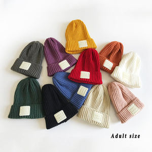 Wholesale Custom Logo Beanie Hats <b>Winter</b> Warm Knit <b>Cap</b> with Embroidery for Men Women Outdoor Sports - Product Image 2