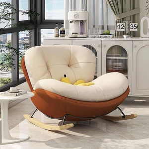 Bắc Âu hiện đại sang trọng phòng khách ghế Rocking ghế ngồi có thể ngả giải trí <span class=keywords><strong>sofa</strong></span> đơn lười biếng đệm phòng ngủ giải trí đồ nội thất - Product Image 3
