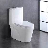 Ensemble d'accessoires de salle de bain Comodes en céramique couleur blanche Australie Standard Wc Toilette
