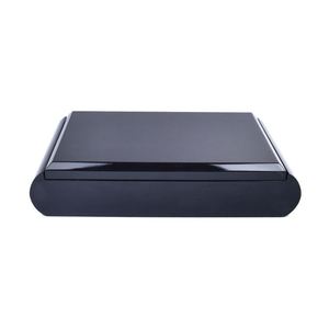 Riksa — boîte en bois de jehda saisons, personnalisée, vente en gros, forme fantaisie, laque noire, boîte de rangement en bois - Product Image 2
