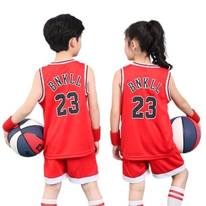 Vente en gros personnalisé 100% polyester pas cher vêtements <span class=keywords><strong>de</strong></span> <span class=keywords><strong>basket</strong></span>-ball pour enfants respirant NO 23 maillots ensembles uniformes <span class=keywords><strong>de</strong></span> <span class=keywords><strong>basket</strong></span>-ball pour les enfants - Product Image 3
