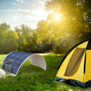 6 pièces 12V 100W Flexible Mono Panneau Solaire pour Voiture Batterie Bateau Maison 200w 300w 500w 600w Système Solaire Chine <span class=keywords><strong>Dokio</strong></span> - Product Image 5