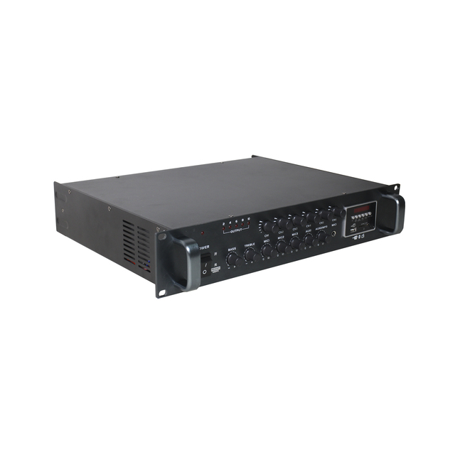 Public Address System 6 Zones 130W Mixer Amplifier with Bluetooth/USB/Tuner/SD