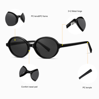 CONCHEN 2026 Tendance Mode Lunettes de Soleil Vintage en Acétate UV400 Faites à la Main Haute Qualité Acétate Polarisées