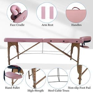 Lit de <span class=keywords><strong>massage</strong></span> moderne portable en PU, lit de salon de beauté, lit de spa pliable, camillas de masajes, lit de soin des cils, lit de <span class=keywords><strong>massage</strong></span> rose, table de <span class=keywords><strong>massage</strong></span> - Product Image 3